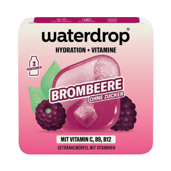 waterdrop Microdrink Hydration & Vitamine, Brombeere-Heidelbeere-Apfel, 6,3g Produktbild, Vorderseite der Verpackung